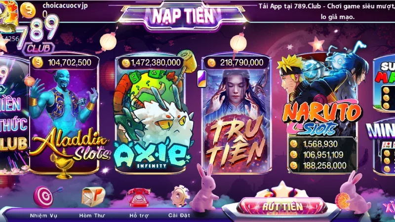 Game nổ hũ 789Club có nhiều tính năng xịn xò chờ anh em khám phá