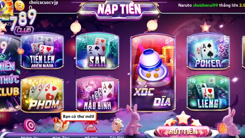 Khám phá kho game Casino 789club đa dạng nhất thị trường