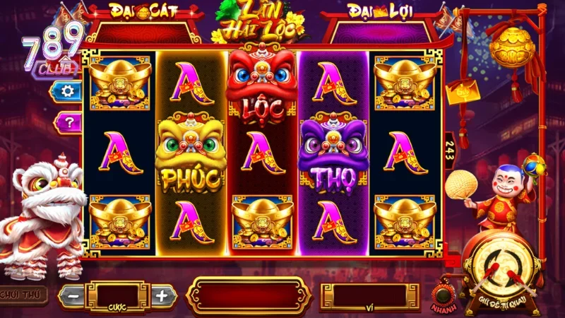 Lân hái lộc nổi tiếng là game nổ hũ 789club ăn khách nhất 