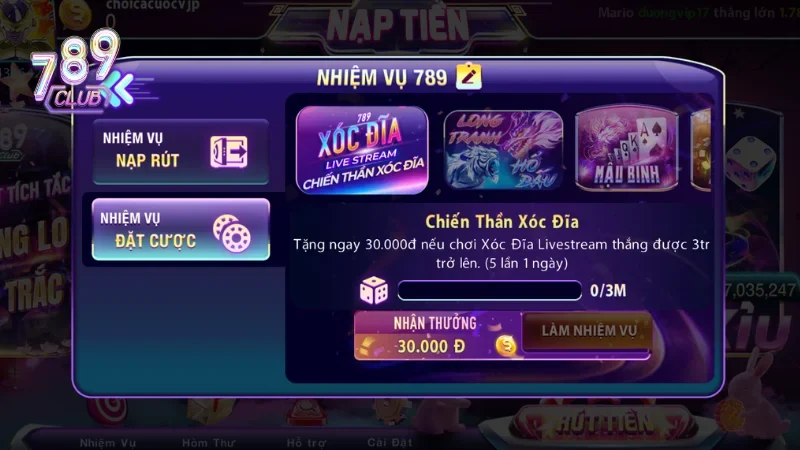 Thành viên VIP của 789Club được đặt cách ở nhiều ưu đãi